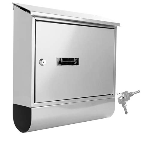 Weatherproof Wall Mount Locking Mailbox 